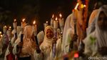 Pawai Obor Sambut Idul Fitri di Masjid Istiqlal