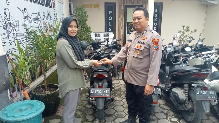Penitipan motor di Polresta Sidoarjo