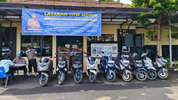 Layanan Titip Motor Aman dan Terjamin dari Polres Depok untuk Pemudik