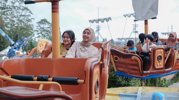 Serunya liburan di Mikie Funland. (Istimewa)