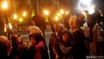 Semaraknya Takbiran Keliling di Surabaya