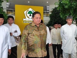 Halalbihalal Golkar, Airlangga Ungkap Isi 2 Jam Pembicaraan dengan Prabowo
