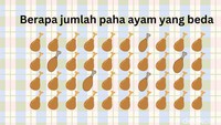 Pertanyaan kedua ini sebagai pemanasan, coba jawab berapa jumlah paha ayam yang beda kalau masih bisa fokus. Foto: Salsa Dila Fitria Oktavianti/detikHealth