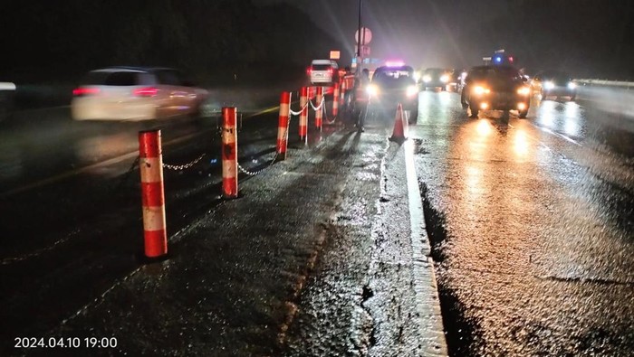 Contraflow di Tol Japek disetop malam ini (Dok.Jasamarga)