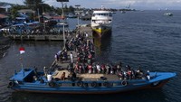 Pada hari raya Idul Fitri 1445 Hijriah pihak pengusaha perahu motor menyiapkan 5 unit armada perahu motor untuk 12 trip per hari atau meningkat hingga dua kali lipat dari hari-hari biasa.