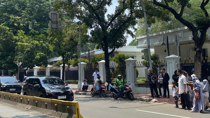 Kondisi di sekitar Istana Negara