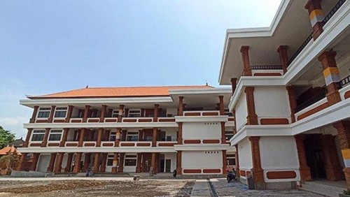 Kondisi gedung salah satu sekolah di Denpasar, Bali. (Dok. Pemkot Denpasar)