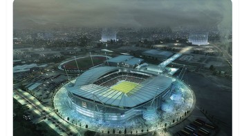 Etihad memang menakutkan bagi Real Madrid. Foto: Twitter