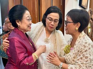 Stafsus Tepis Anggapan Politis di Balik Postingan Sri Mulyani dengan Megawati