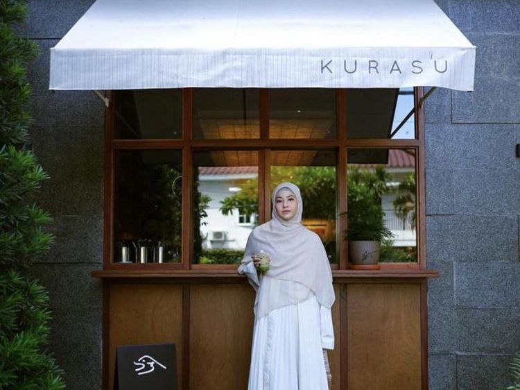 Natasha Rizky Hobi Ngafe Cantik, Paling Suka Minum Kopi!