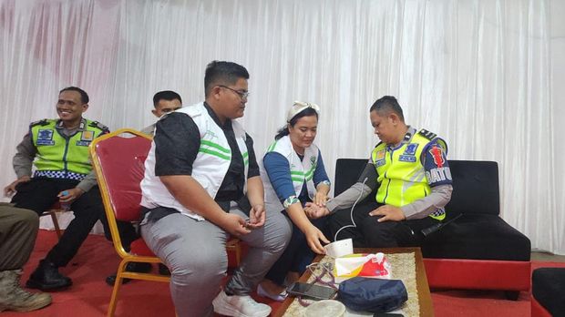Polisi Siapkan Posko Kesehatan Mudik di Rest Area KM 45 Tol Merak (Iqbal/detikcom)