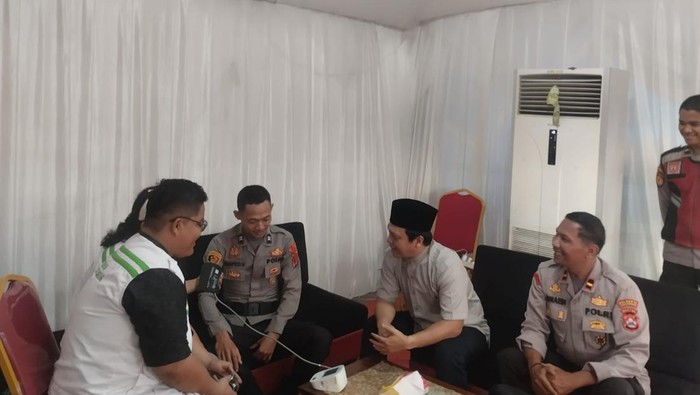 Polisi Siapkan Posko Kesehatan Mudik di Rest Area KM 45 Tol Merak (Iqbal/detikcom)