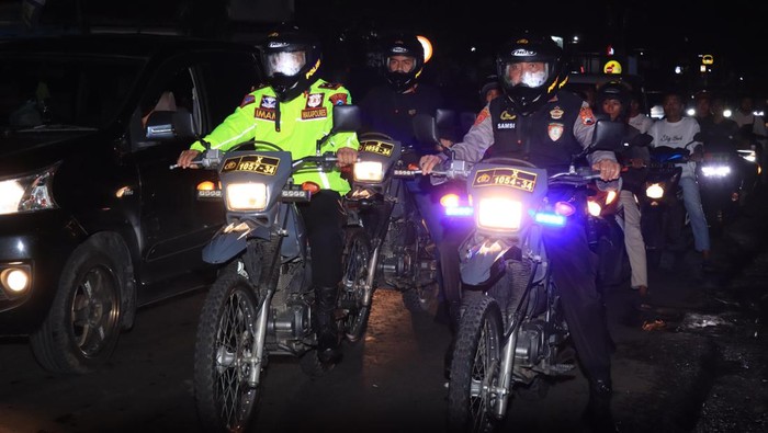 Patroli Gabungan Jaga Keamanan Malam Takbir dan Hari Raya di Malang Raya