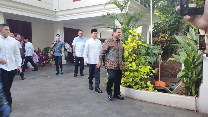 Prabowo di Kertanegara saat Lebran 2024