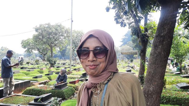 Suasana TPU Karet Bivak, Rabu (10/4/2024) siang.