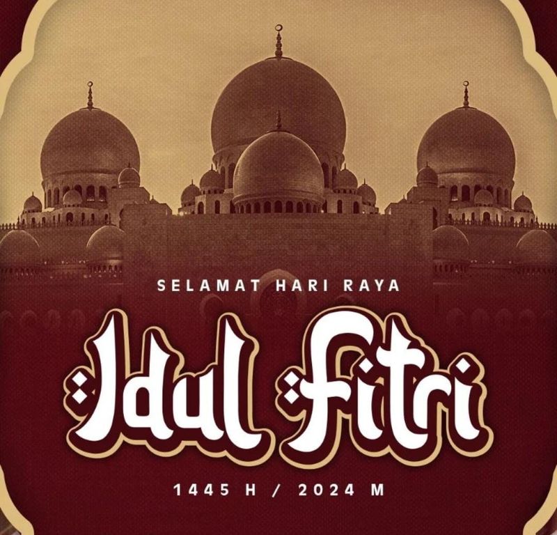 Ucapan selamat hari raya Idul Fitri 1445 H/2024 M