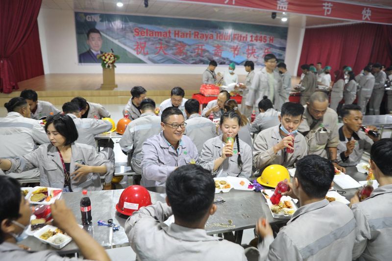 Apresiasi Karyawan di Momen Idul Fitri, PT GNI Gelar Makan Bersama