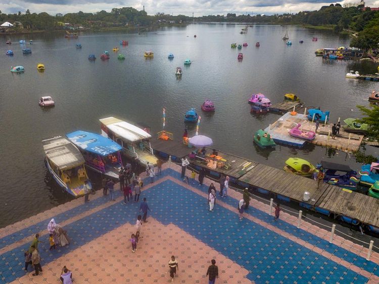 Danau Sipin Jadi Wisata Alternatif Libur Lebaran di Jambi