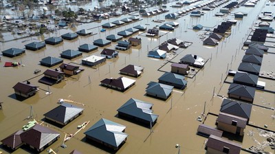 Foto-foto Udara Banjir Parah Menerjang Rusia