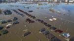 Foto-foto Udara Banjir Parah Menerjang Rusia