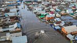 Foto-foto Udara Banjir Parah Menerjang Rusia