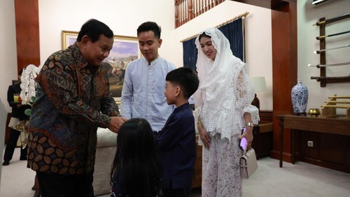 Gibran sowan ke Prabowo Subianto di Kertanegara, Jakarta Selatan.