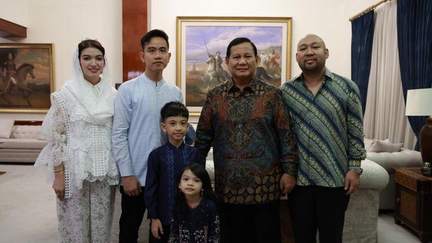 Gibran sowan ke Prabowo Subianto di Kertanegara, Jakarta Selatan.