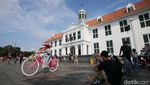 Hari Kedua Lebaran, Kota Tua Jakarta Diserbu Pengunjung