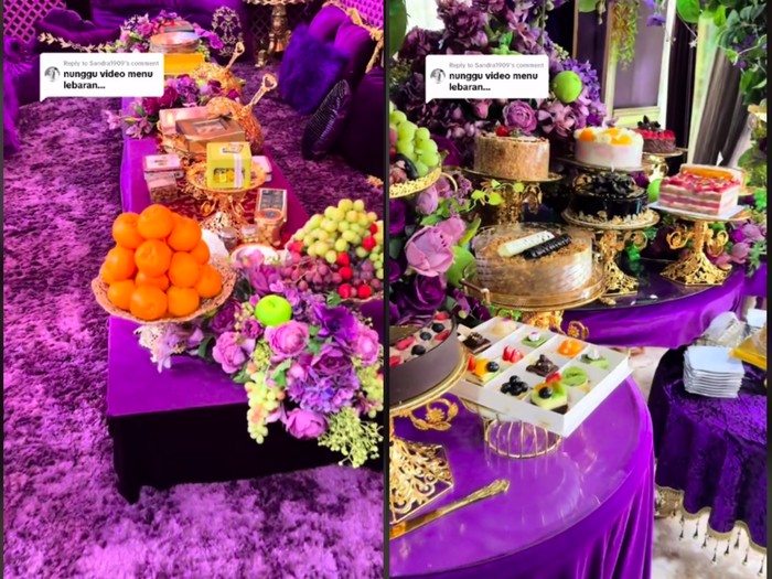 Hidangan Lebaran Tasya Farasya yang Mirip Buffet Hotel Bintang 5