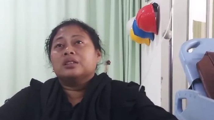 Ida, salah satu korban selamat kecelakaan bus Rosalia Indah di Tol Batang, Kamis (11/4/2024).