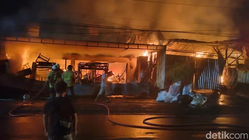 Kebakaran di Kerobokan.