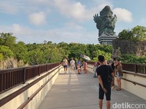 Turis di GWK Bali Naik Dua Kali Lipat Selama Libur Lebaran