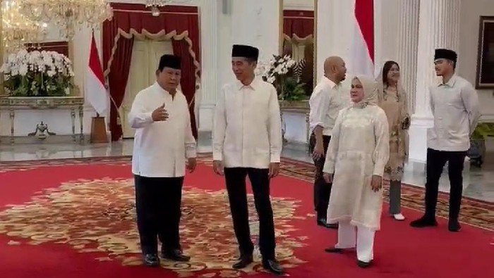Prabowo dan Didit sambangi Jokowi serta keluarganya