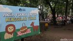Melihat Tradisi Botram di Kebun Binatang Bandung saat Libur Lebaran
