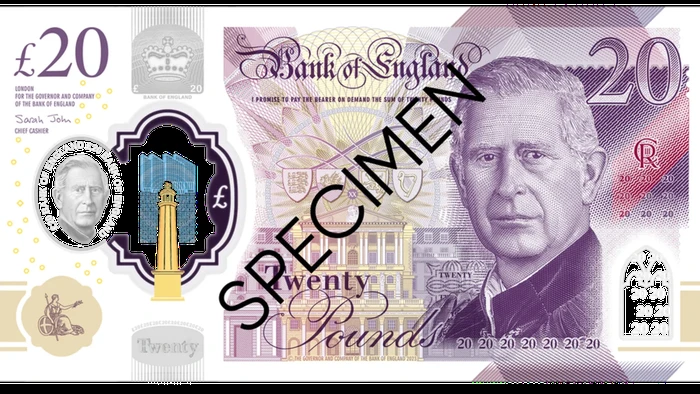 Uang Baru Pound Sterling dengan Wajah Raja Charles