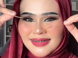Viral Tren Shimmer, Wanita Ini Pakai Eyeliner Bisa Menyala