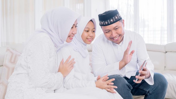Ilustrasi silaturahmi online