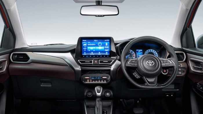 Interior Toyota Urban Cruiser Taisor.