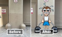 Keren! Jalanan Biasa Ini Disulap Jadi Mahakarya Super Kreatif