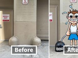 Keren! Jalanan Biasa Ini Disulap Jadi Mahakarya Super Kreatif