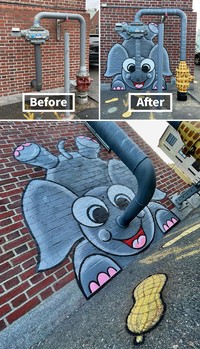 Keren! Jalanan Biasa Ini Disulap Jadi Mahakarya Super Kreatif