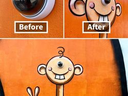 Keren! Jalanan Biasa Ini Disulap Jadi Mahakarya Super Kreatif