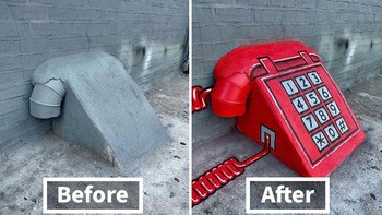 Melansir dari Boredpanda, yang membuat karya Tom berbeda dengan karya-karyanya yang lain adalah kecerdikannya dalam menggabungkan benda-benda sehari-hari. Foto: Boredpanda/Tom Bob