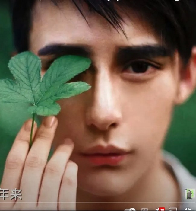 Selebgram Lin Hao Yang yang dulu dikenal sebagai Liu Zi Chen pernah viral karena penampilan wajahnya. Setelah melakukan operasi plastik, ia disebut mirip siluman ular putih. Foto: Weibo Lin Hao Yang