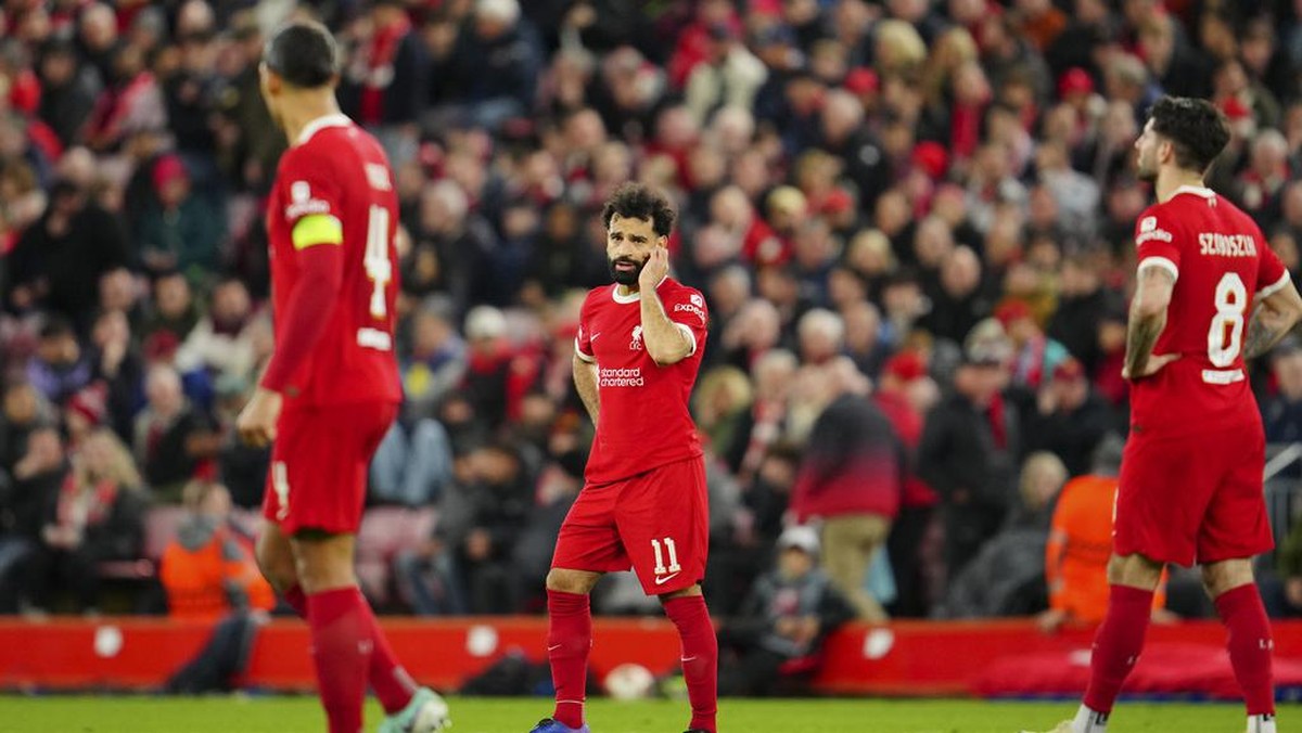 Liverpool kalah beruntun  di Anfield usai takluk dari Atalanta dan Crystal Palace (Foto: AP/Jon Super)