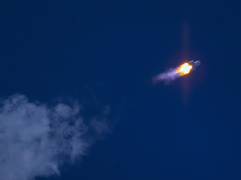In this grab released by the Roscosmos space corporation on Thursday, April 11, 2024 an Angara-A5 rocket lifts off from Vostochny space launch facility outside the city of Tsiolkovsky, about 200 kilometers (125 miles) from the city of Blagoveshchensk in the far eastern Amur region, Russia. Russia on Thursday successfully test-launched a new heavy-lift rocket from its Far Eastern space complex, a lift-off that comes after two aborted attempts earlier in the week. (Natalya Berezhnaya, Roscosmos Space Corporation via AP)