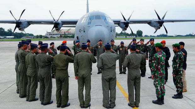 Pangilma TNI Jenderal Agus Subiyanto sambut 27 personel TNI yang sukses tuntaskan misi kemanusian di Gaza (dok.Puspen TNI)