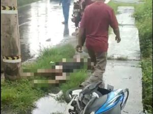 Mayat Pria Korban Kecelakaan di Makassar Ditemukan di Pinggir Jalan