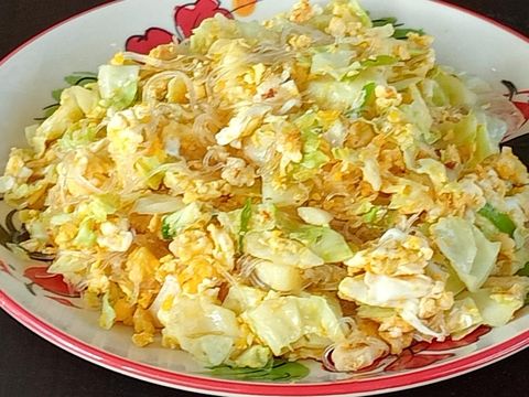 Resep Suun Goreng Telur dan Kol