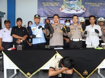 Sopir Bus Blitar-Lampung Positif Sabu Terjaring Ramp Check